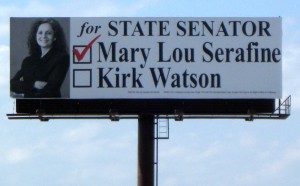 Mary Lou's billboard